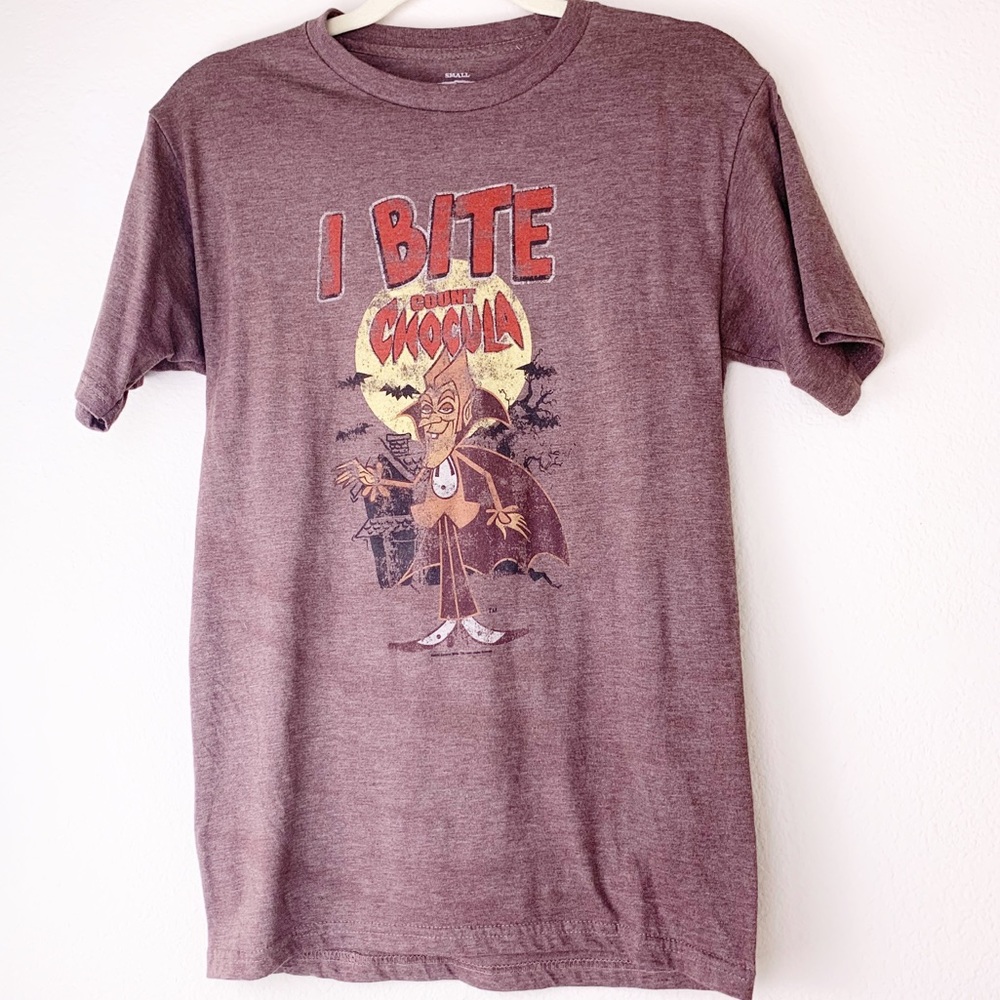 Count Chocula, retro, T-Shirt, Brown, Size: Small